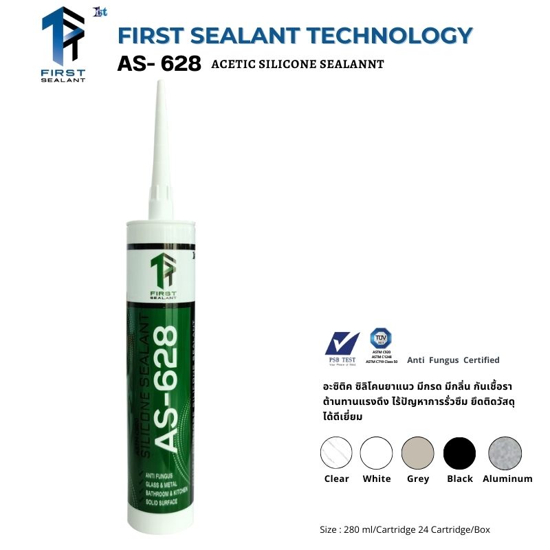 AS-628 Acetic Silicone Sealant